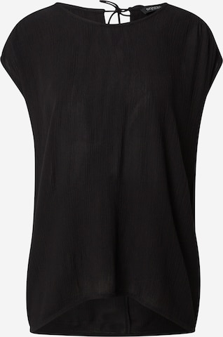 SOAKED IN LUXURY - Blusa 'Zaya' en negro: frente