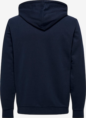 Only & Sons Sweatshirt 'Lenny' in Blauw