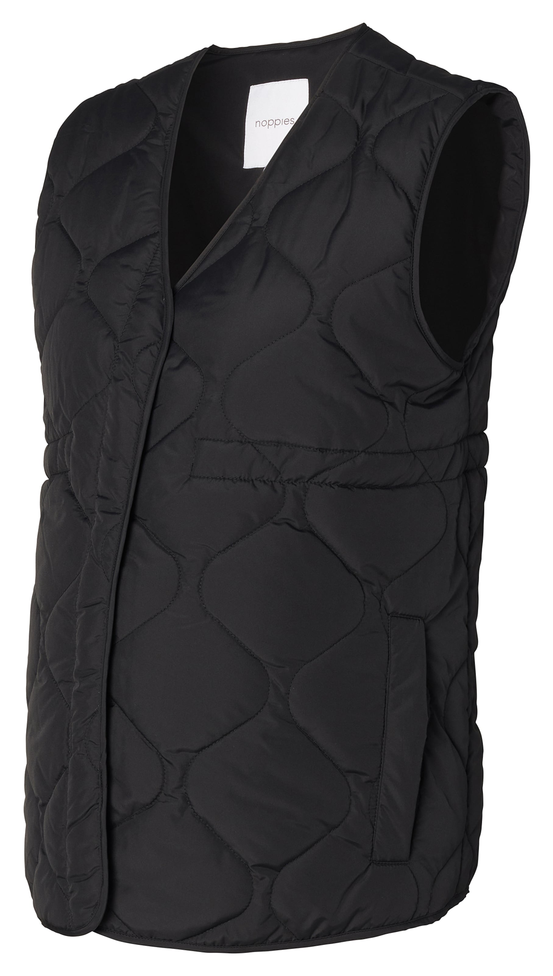 Noppies Bodywarmer 'Simo' in Zwart: voorkant
