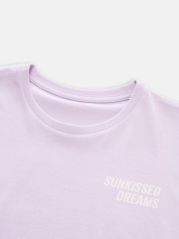 TOM TAILOR T-Shirt in Lila