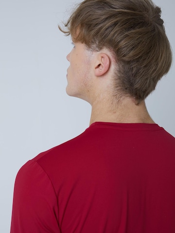 SPORTKIND Funktionsshirt 'Crew Neck Long Sleeve Shirt'‌‌‌‌‌‌‌‌‌‌ in Rot