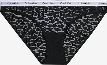 Calvin Klein Underwear - Braga en negro: frente