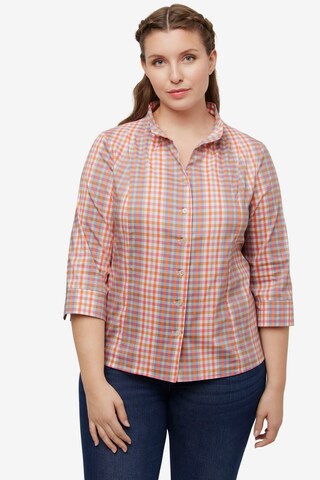 Ulla Popken Blouse in Oranje: voorkant