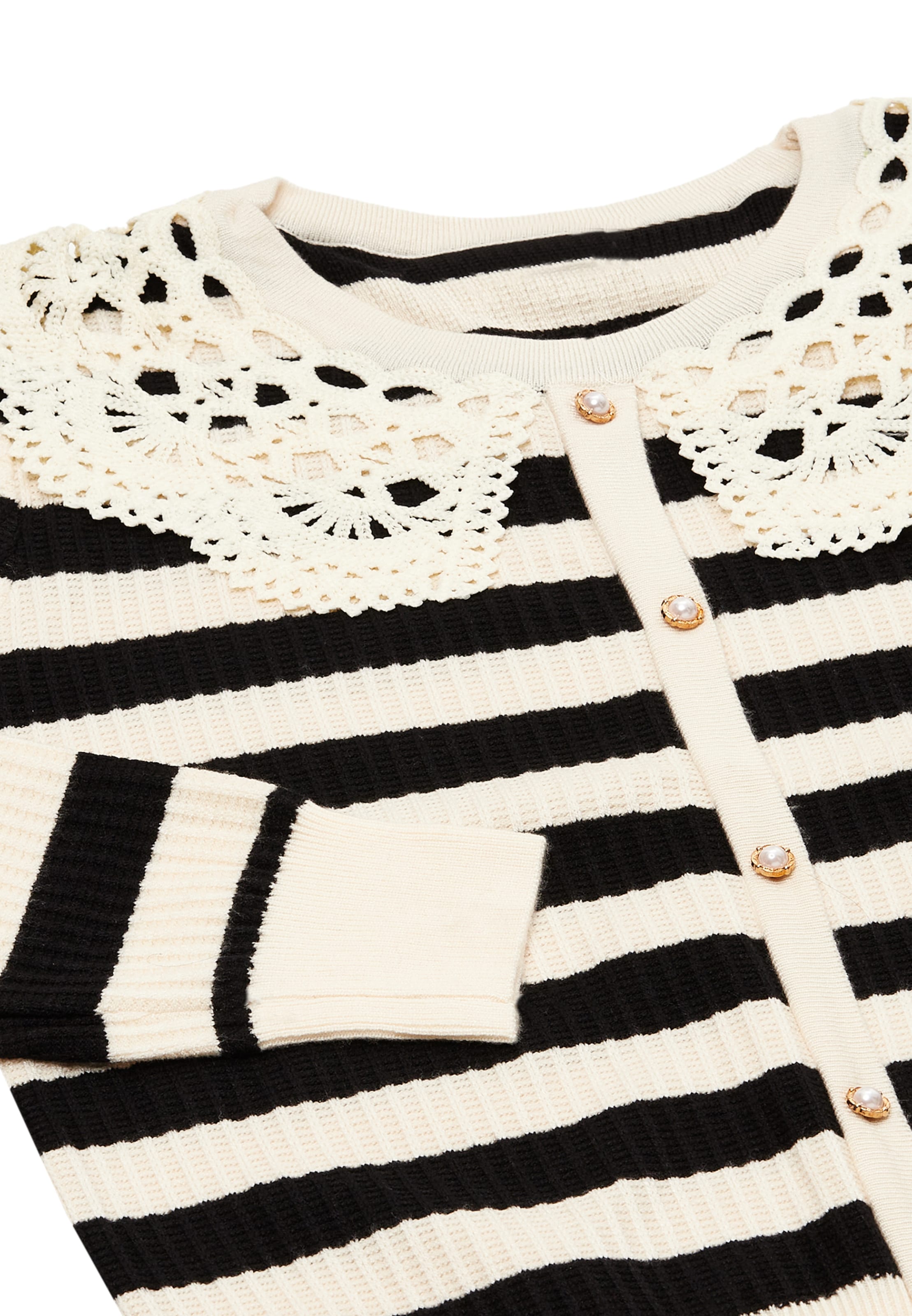 NAEMI - Casaco de malha em branco