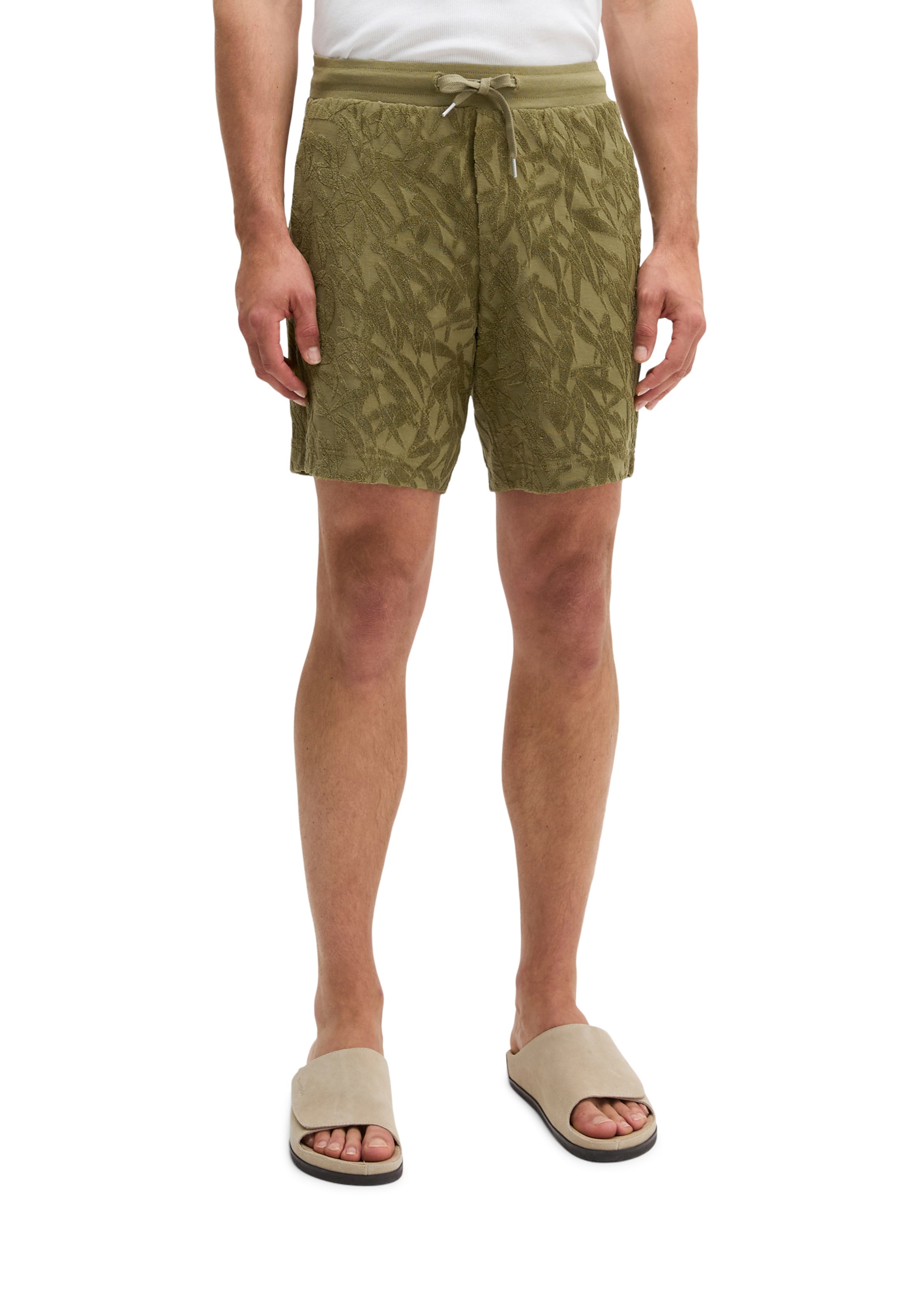 Regular Pantalon Marc O'Polo en vert : devant