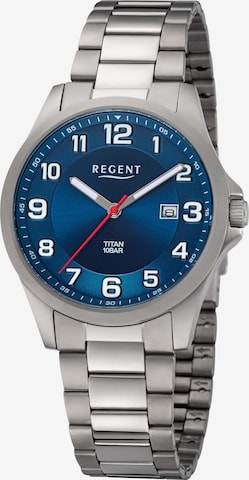 REGENT Analog Watch in Blue: front