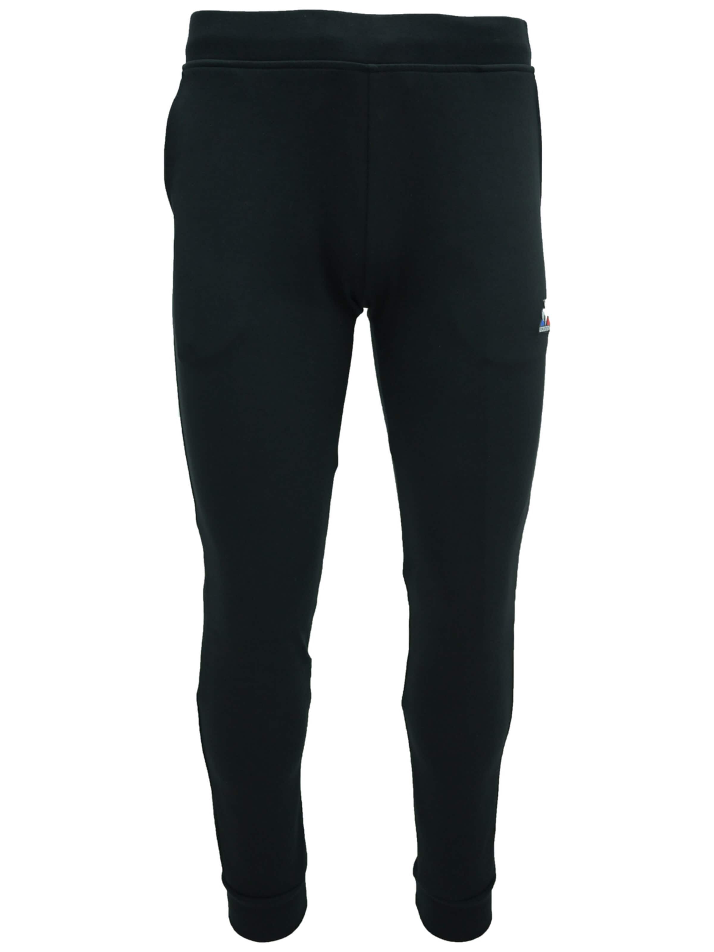 Regular Pantalon de sport 'Le Coq Sportif Essentiels Slim' LE COQ SPORTIF en noir : devant