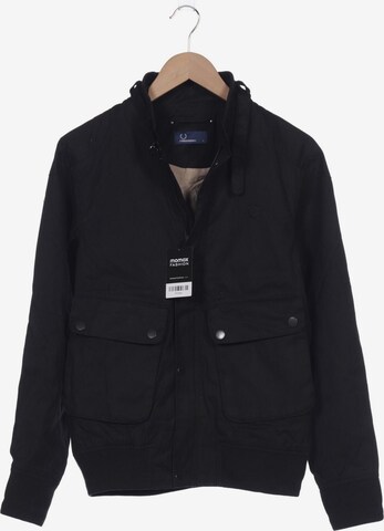 Fred Perry Jacke S in Schwarz: predná strana