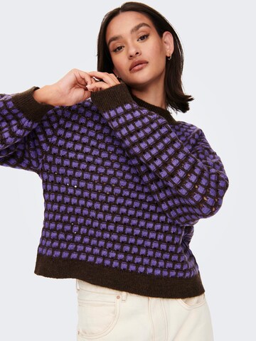 JDY Sweter 'Darlina' w kolorze fioletowy
