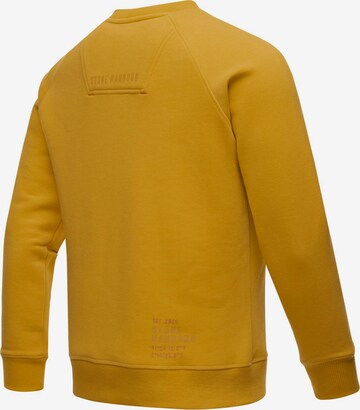 STONE HARBOUR Sweatshirt 'Craig El' in Yellow