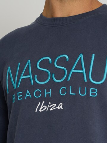 NASSAU Beach Club Sweatshirt 'NB231041' in Blauw