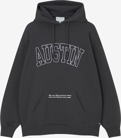 Pull&Bear Sweatshirt in schwarz / weiß, Produktansicht