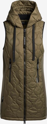 khujo Bodywarmer 'Malin' in Groen: voorkant