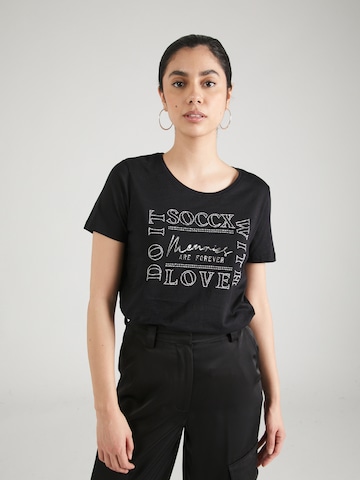 Soccx Shirt 'Memory Lane' in Zwart: voorkant
