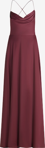 Robe de soirée Vera Mont en rouge : devant