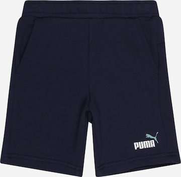 PUMA - Pantalón 'Essentials+' en azul: frente