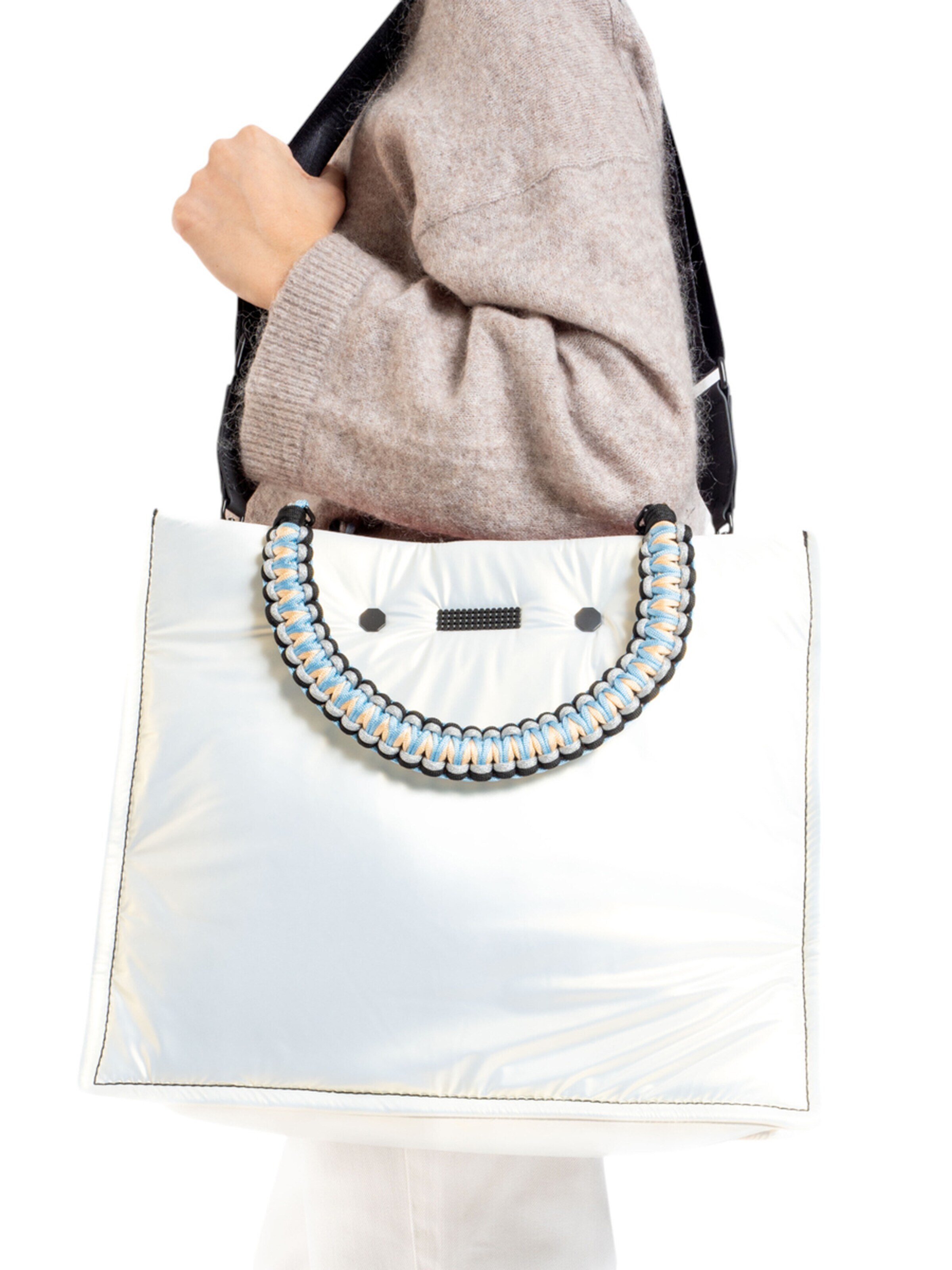 Clio Handbag 'FLEX NYLON' in White