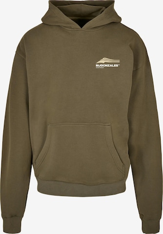 MJ Gonzales Sweatshirt 'Wave V.1' in Green: front