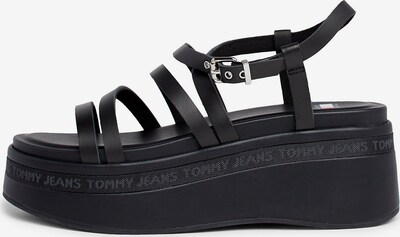 Sandale Tommy Jeans pe negru, Vizualizare produs