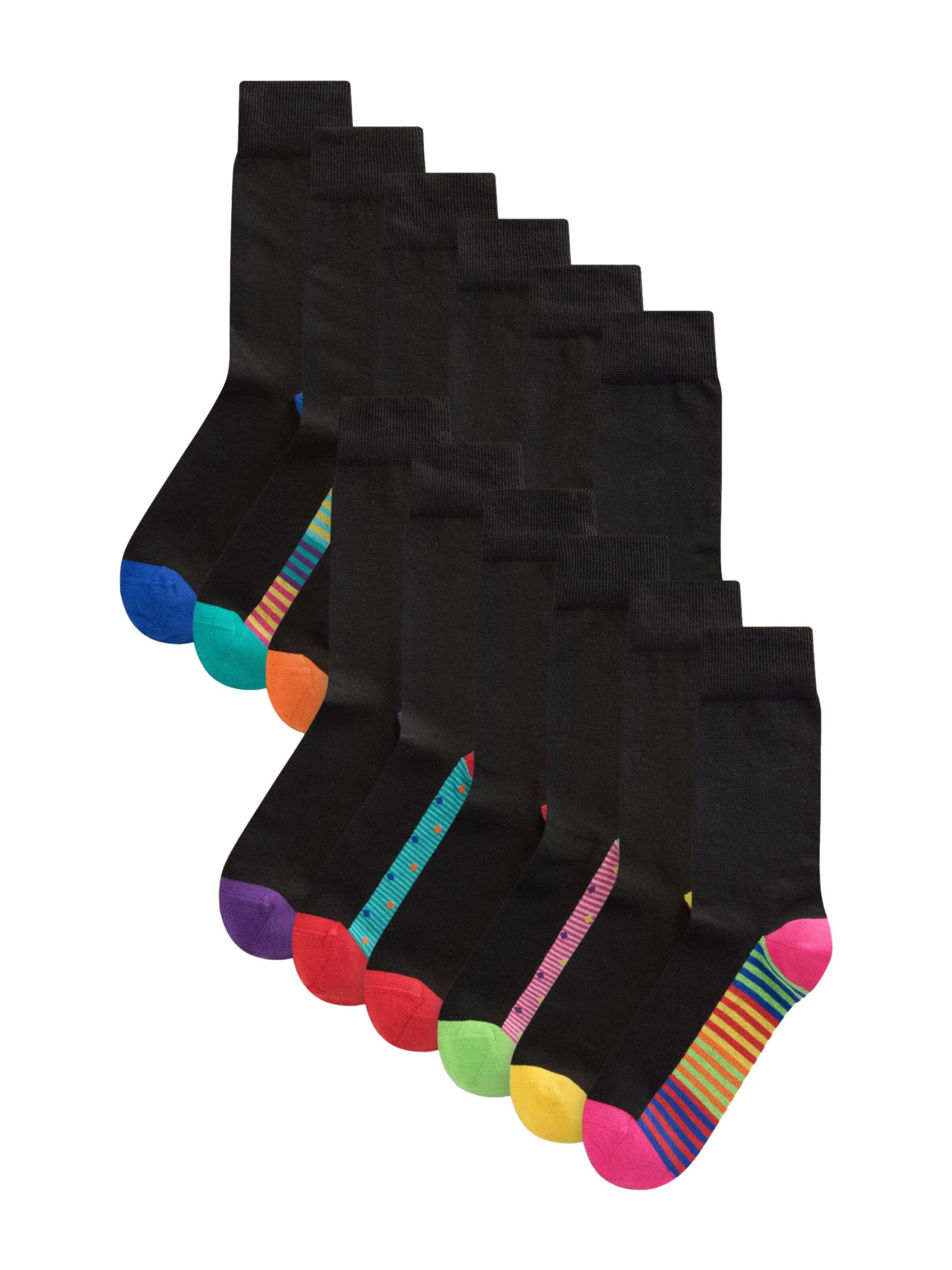 Chaussettes Next en noir : devant