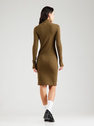 G-STAR - Vestido en verde: atrás