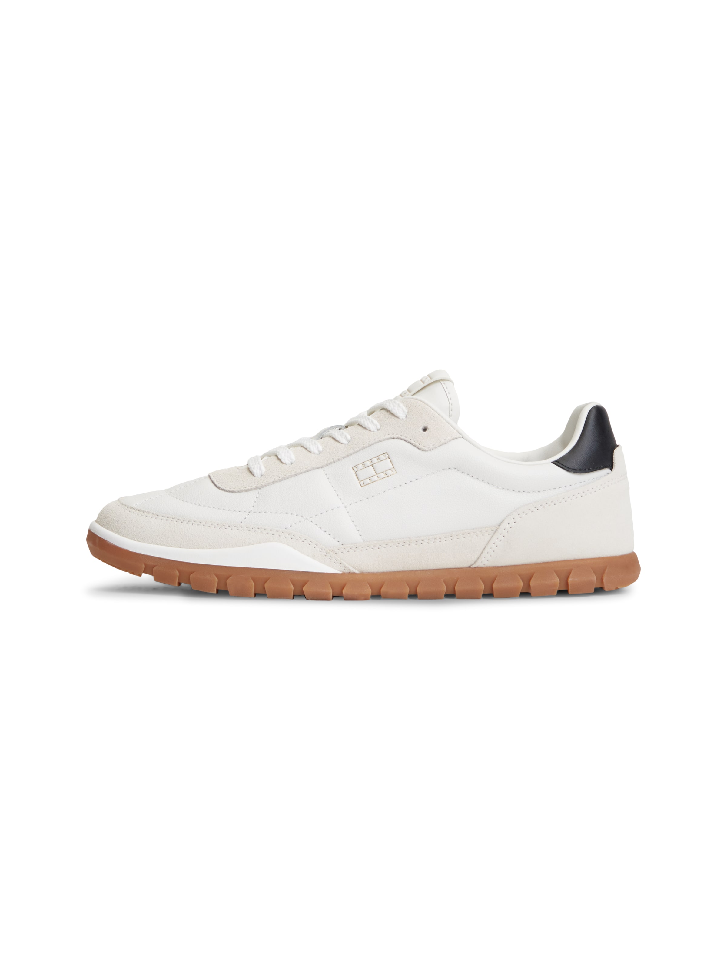 Sneaker low de la Tommy Jeans pe alb: față