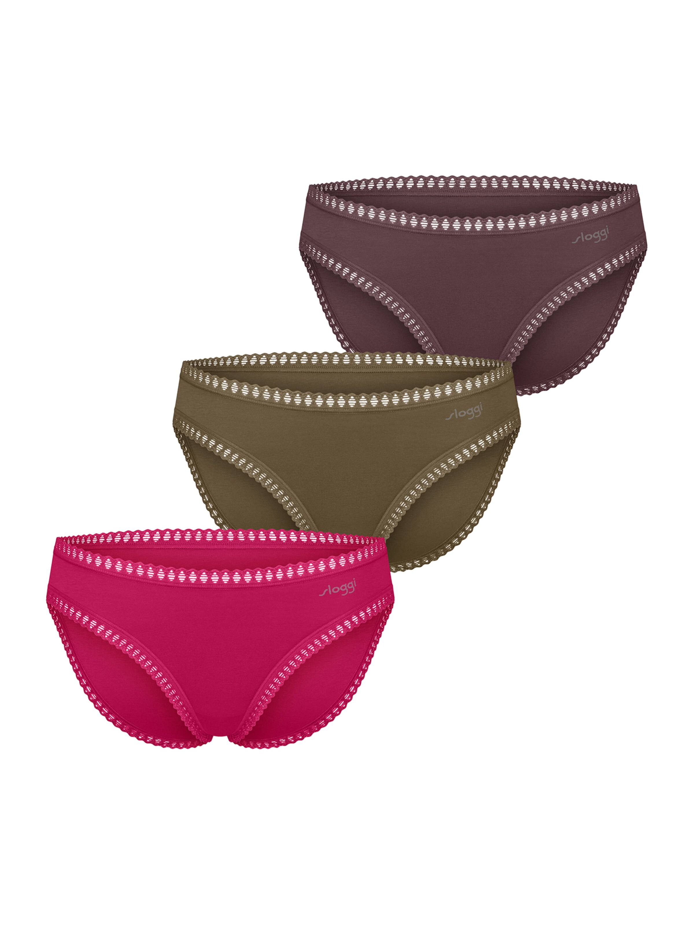 Slip ' Blue GO Crush ' SLOGGI en marron : devant
