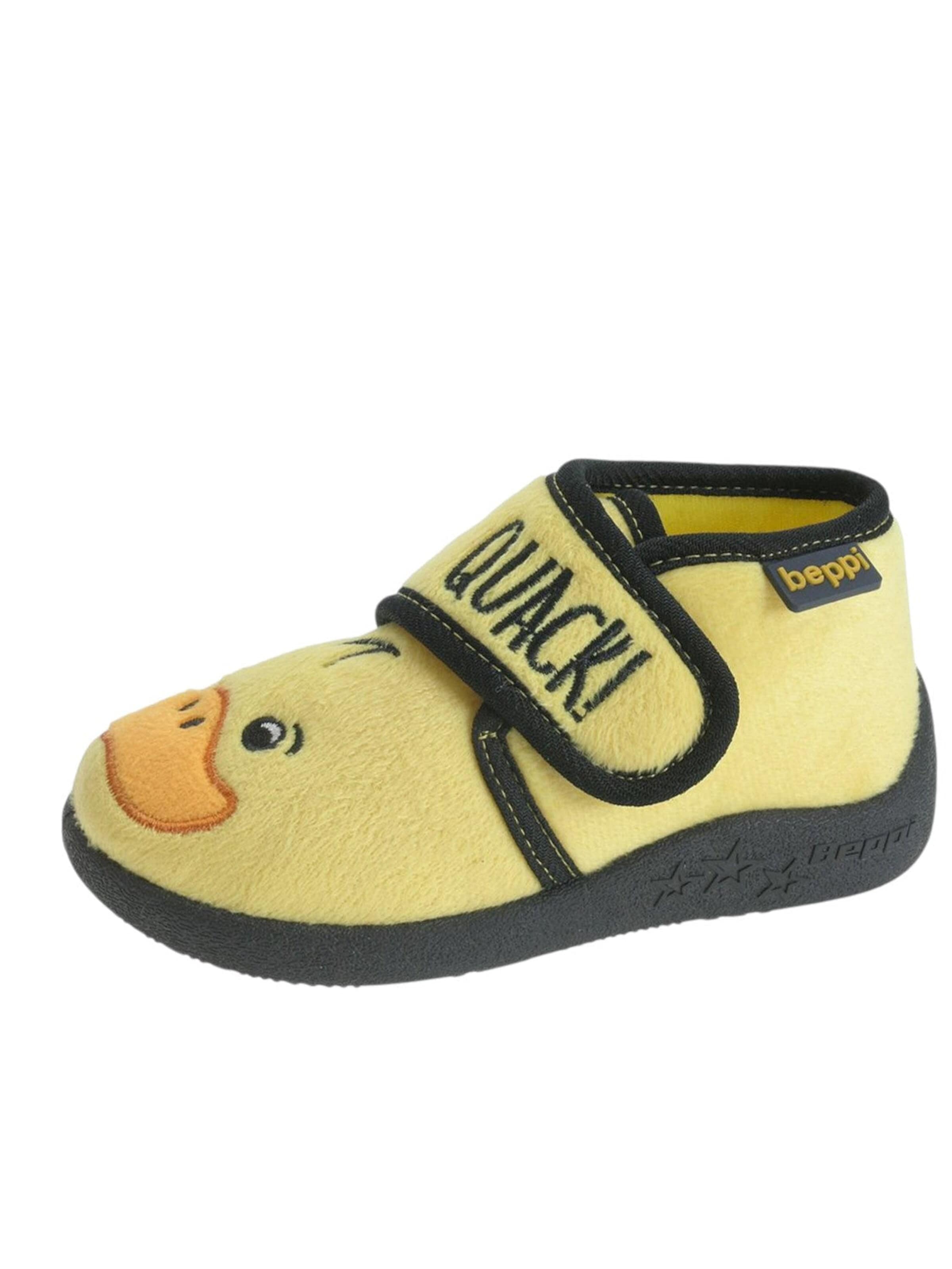 Beppi Huisschoenen in Geel: voorkant