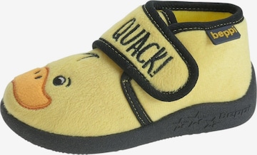Ciabatta 'Indoor Shoe' di Beppi in giallo: frontale
