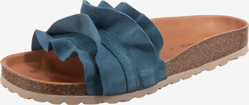 VERBENAS Mules 'Rocio' in Blue: front