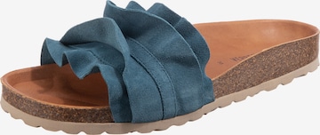 VERBENAS Mules 'Rocio' in Blue: front