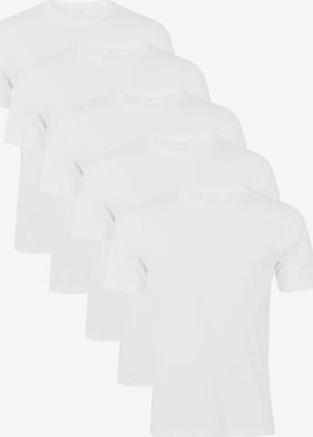 T-Shirt Maze en blanc