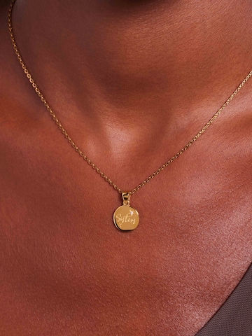 Lucardi Necklace 'Symbol' in Gold: front