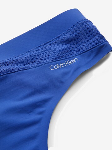 Calvin Klein Underwear Regular Thong in Blue
