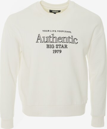 BIG STAR Sweatshirt 'Rumia' in White: front
