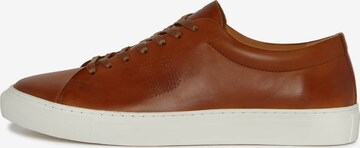 Boggi Milano Sneakers laag in Bruin: voorkant