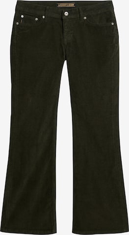 Superdry Flared Broek in Blauw: voorkant