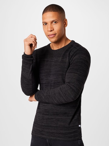 Kronstadt Sweater 'Paul' in Black: front