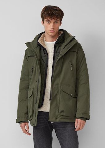 s.Oliver Winter Jacket in Green: front