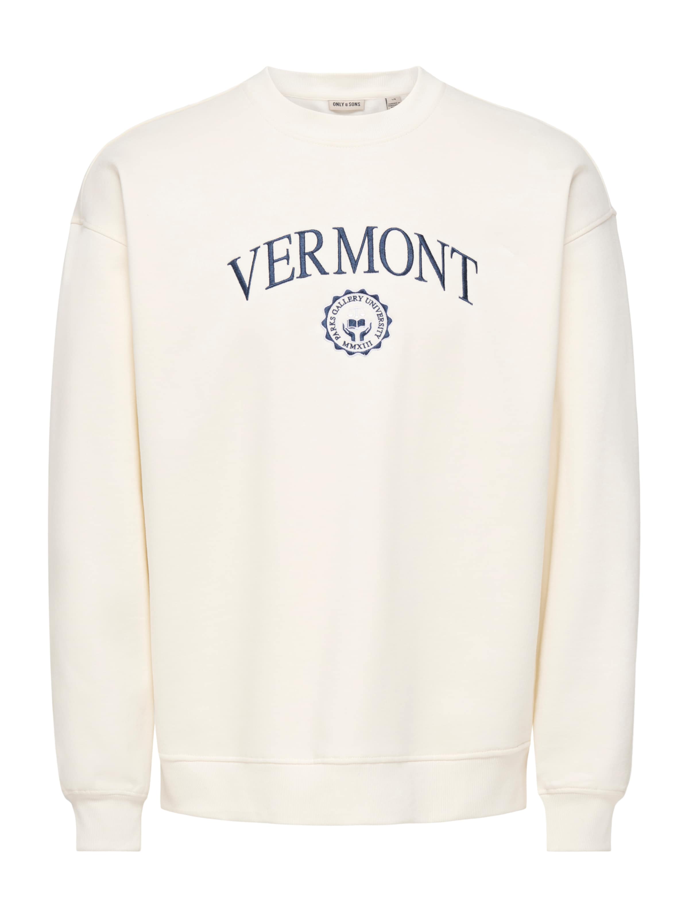 Only & Sons Sweatshirt 'ONSCONNOR' in White: front