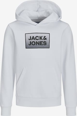 Felpa 'Steel' di Jack & Jones Junior in bianco: frontale