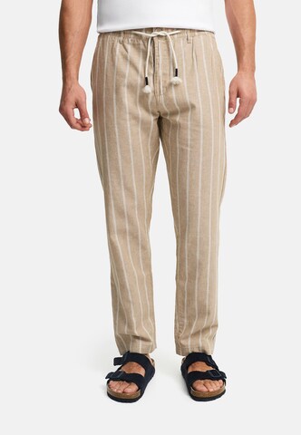 INDICODE JEANS Regular Trousers ' INTrypper ' in Brown: front