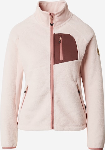 ICEPEAK Athletic fleece jacket in Pink: front