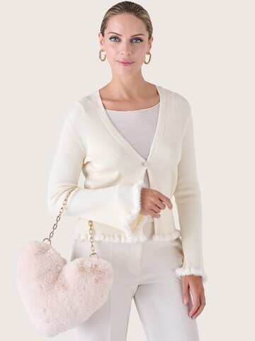Sac bandoulière Camomilla Italia en beige : devant