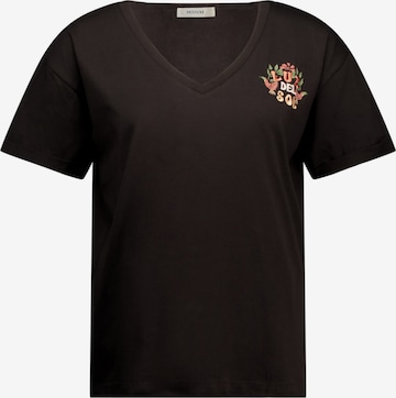 T-Shirt Deeluxe en noir : devant