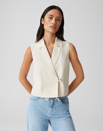 Gilet da completo 'Wino' di OPUS in beige: frontale