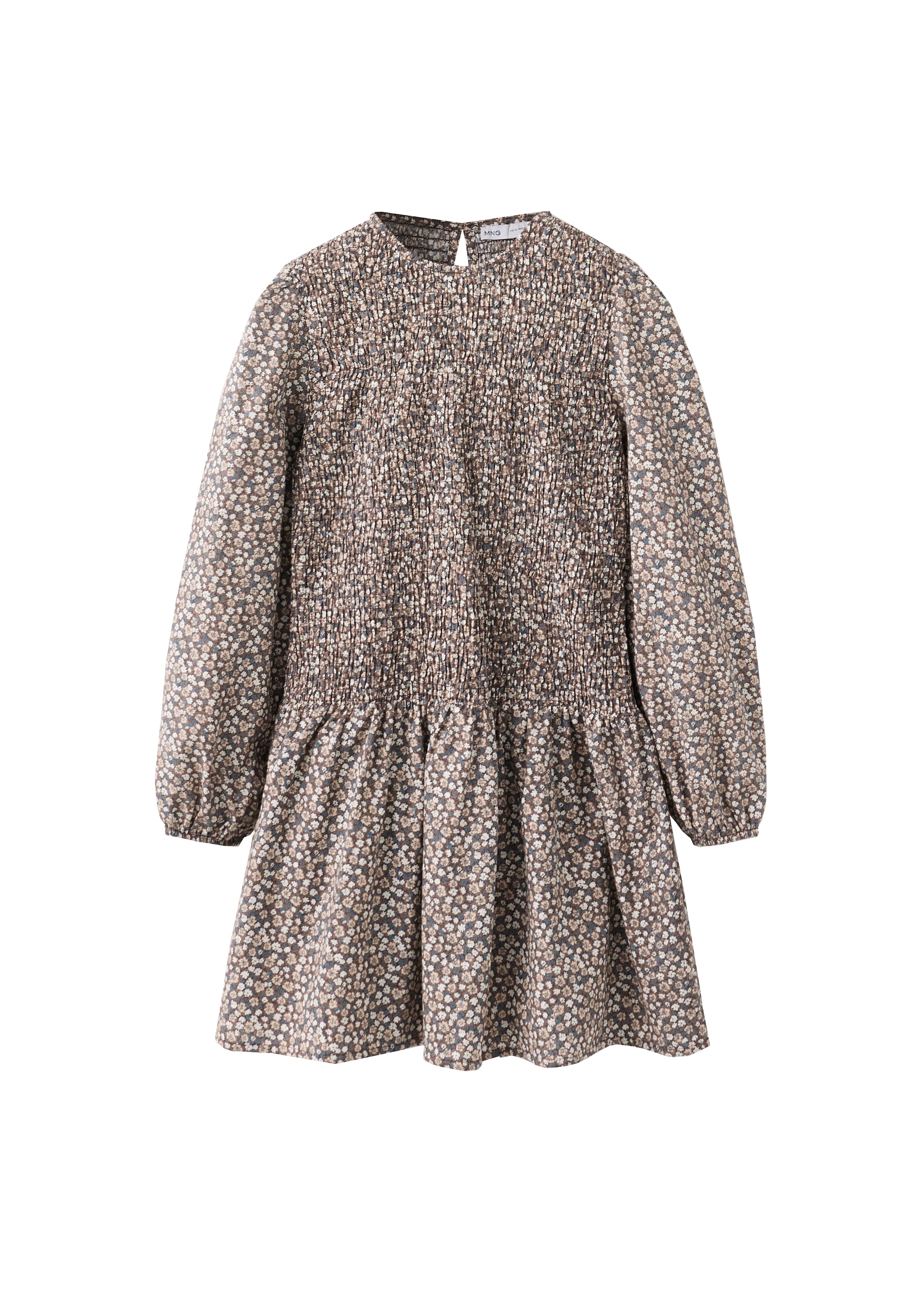 MANGO KIDS Dress 'BOSQUE' in Brown: front