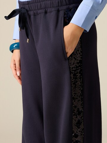oltre - Ropa ancha Pantalón en azul
