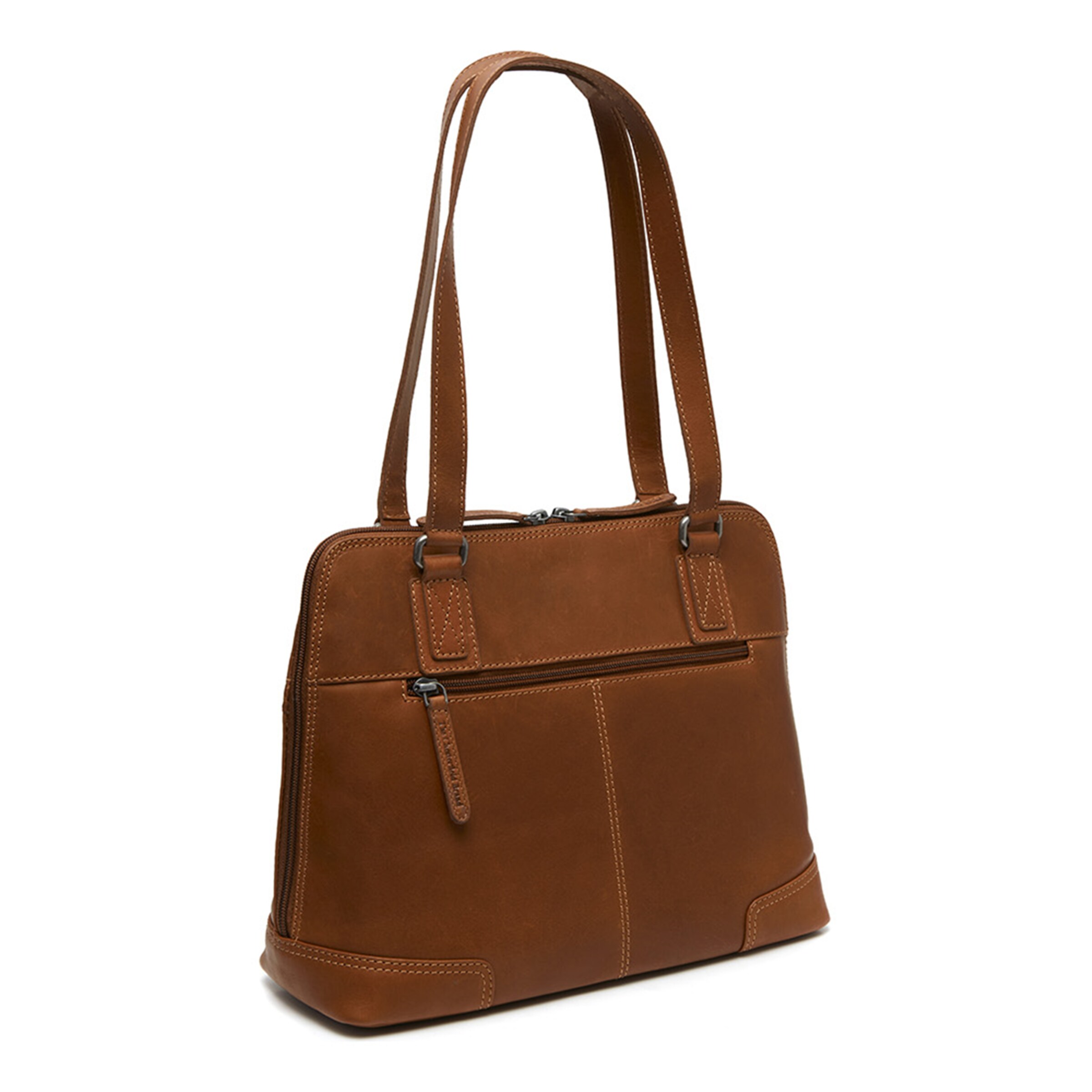 The Chesterfield Brand Schoudertas in Bruin: voorkant