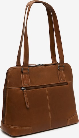 Sac bandoulière The Chesterfield Brand en marron : devant